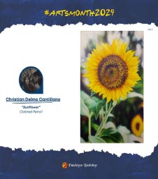 ArtsMonth2024: SUNFLOWER Colored Pencil